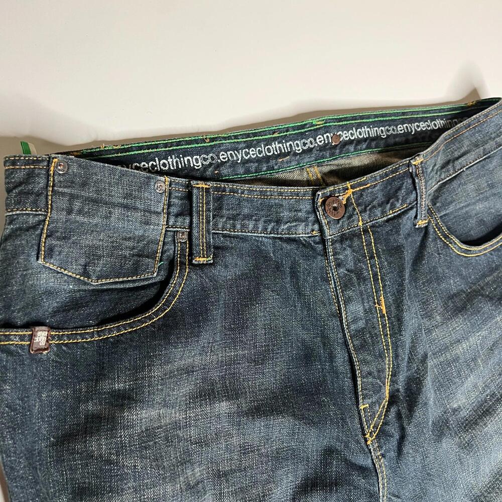 Enyce Clothing Co Jeans Men’s Size 38x33 Blue Denim 2000s Y2K Hip Hop Streetwear - Picture 11 of 14